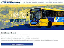 Tablet Screenshot of coletivosmuriaeense.com.br